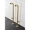 Aqua Vintage AE810S7DX Freestanding Tub Supply Line, Brushed Brass AE810S7DX - alternate 2